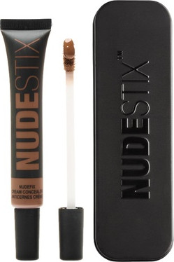 Concealer Nudestix NudeFix Cream Concealer Lightweight Liquid Natural Finish Makeup Hydrating Brightening Under Eye Dark Circle Corrector Reduces Redness and Blemishes Shade Nude 10 0.34 fl oz 10ml