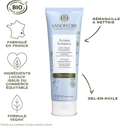 Make-up Entferner Sanoflore Aciana Botanica Oil-In-Gel