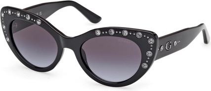 Sunglasses GUESS GU00163 Shiny Black Women's Sunglasses