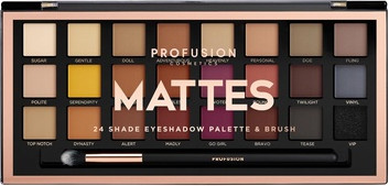 Eyeshadow Palette and Brush Set Profusion Cosmetics