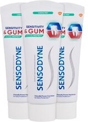Зубная паста Sensodyne Sensitivity Gum Caring Ежедневная мятная Трио