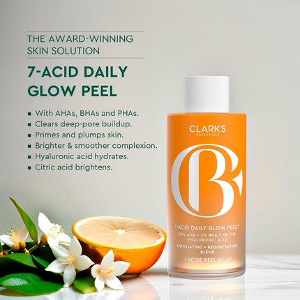 Chemische Peeling Clark's Botanicals 7-Säure Daily Glow Peel