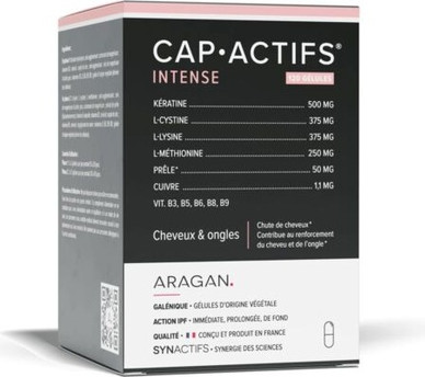 Nahrungsergänzungsmittel Aragan Synactifs Capactifs für kräftiges Haar