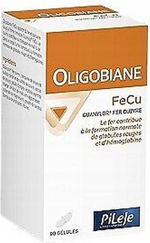 Pileje Kapseln OLIGOBIANE FeCu Eisen Kupfer Anämie