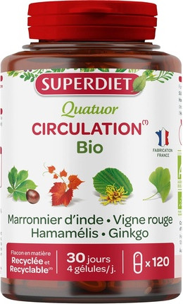 Quartet Superdiet Bio Kreislauf Rosskastanie Rote Weinrebe Hamamelis