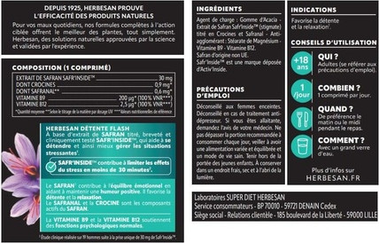 Tablets Herbesan Flash Relaxation