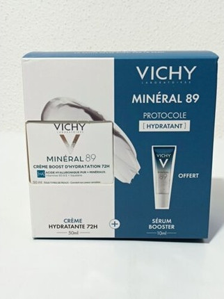 Moisturizing Cream and Serum Set Vichy Mineral 89
