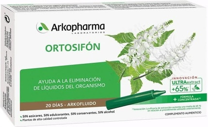 Arkopharma Arkofluido Ortosifon 20 Ampoules for Liquid Retention