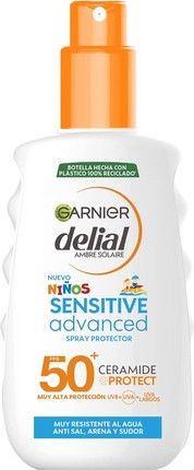 Sun Protection For Children Garnier Niños Sensitive Advanced Vapo SPF50+