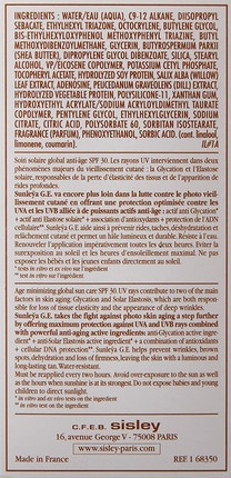 Sun Protection Face Sisley Sunleya Soin Solaire Global Anti-Age