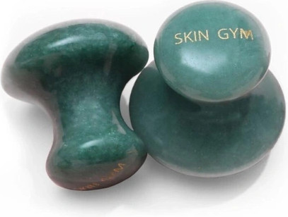 Pbi Skin Gym Paar Flowies für das Gesicht Jade Stein