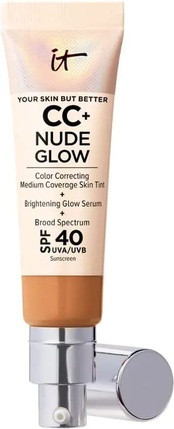 Color Correcting Cream It Cosmetics CC+ Nude Glow Lightweight Foundation and Glow Serum with SPF40