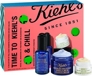 Yuz uchun parvarish to'plamlari Kiehl's Time To Kiehl's Chill sovg'a to'plami