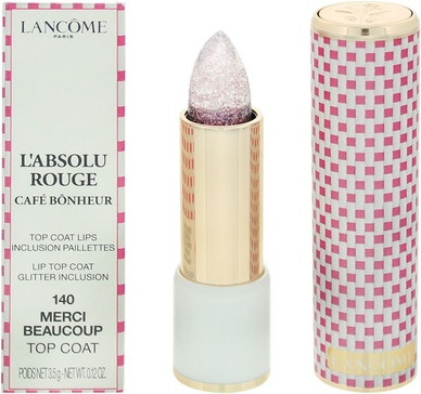 Lip Top Coat Lancome L'Absolu Rouge Cafe Bonheur