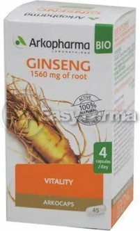 Nahrungsergänzungsmittel Arko Pharma Arkocapsules Ginseng Bio
