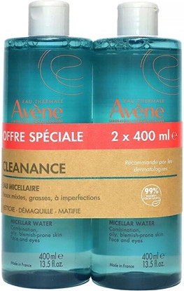 Micellar Water Avene Set Of Micellar Waters For Oily And Acneprone Skin Cleanance