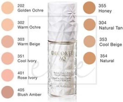 Liquid Foundation Cosme Decorte Aq Base Makeup Radiant Glow Lifting