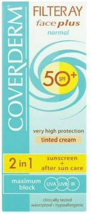 Coverderm Filteray Face Plus Yuz uchun Quyoshdan Himoya Vositasi