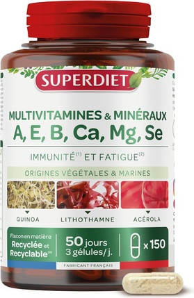 Multivitamine und Mineralstoffe für Immunität und Müdigkeit Superdiet