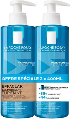 La Roche-Posay Effaclar Tozalovchi ko'pikli gel to'plami