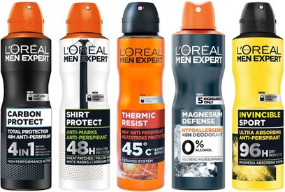 Antiperspirant Spray L'Oreal Professional Men Expert