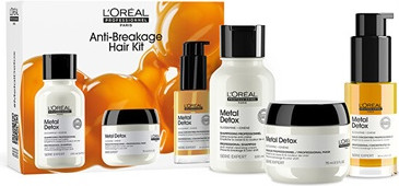 Haarpflege-Set L'Oreal Professional Metal Detox Mini Trio