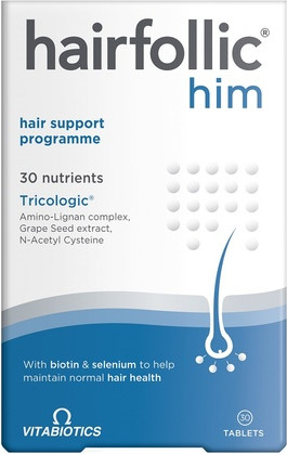 Dietary Supplement Vitabiotics Hairfollic Him