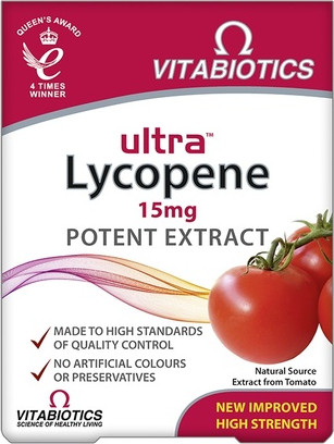 Dietary Supplement Vitabiotics Ultra Lycopene