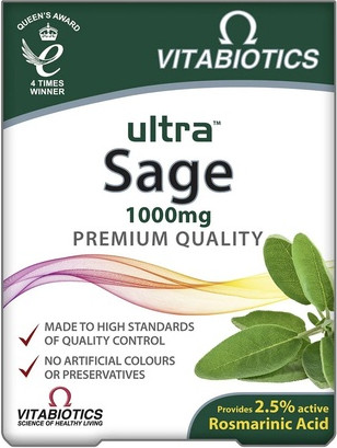 Dietary Supplement Vitabiotics Ultra Sage