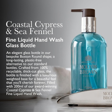 Diffuser Molton Brown Coastal Cypress & Sea Fennel Glass Bottle for Fine Liquids