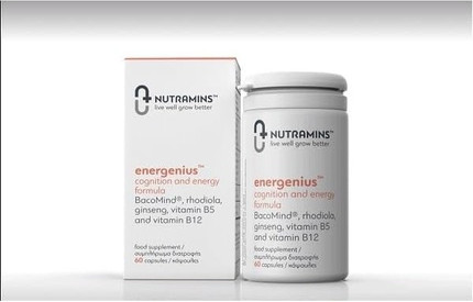 Vitamin Capsules Nutramins Cognition & Energy Formula
