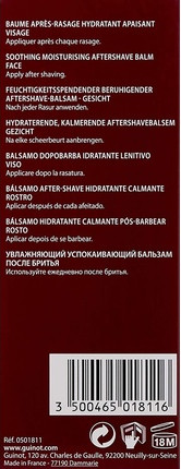 After Shave Balsam Guinot Baume Hydratant et Apaisant Apres Rasage