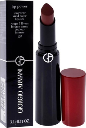 Lipstick Giorgio Armani Lip Power Longwear Vivid Color Lipstick