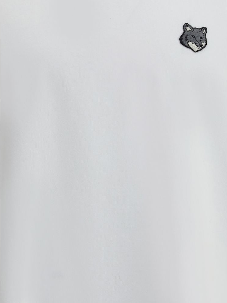 Футболка Maison Kitsuné белая хлопковая футболка