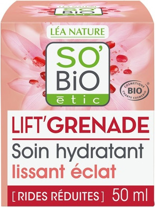 Face Cream Sobio Etic Hydrating And Smoothing Face Cream With Organic Pomegranate