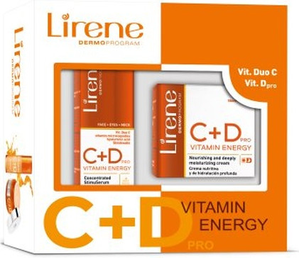 Facial Care Set Lirene C+D Pro Vitamin Energy