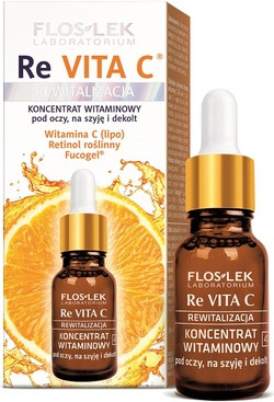 Concentrate Floslek Re Vita C Revitalization Vitamin Concentrate For Eyes, Neck, And Decollete