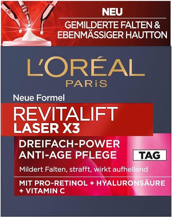 Day Cream L'Oreal Professional Day Care Firming and Plumping Anti-Ageing Face Care with Triple Effect