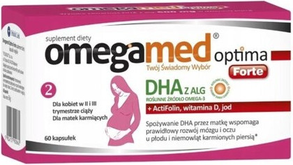 Nahrungsergänzungsmittel Polski Lek Omegamed Optima Forte II & III Trimester