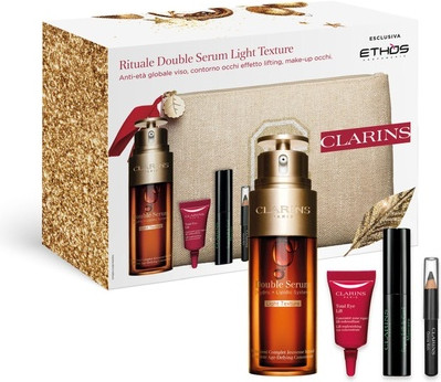 Набор Clarins Ритуал с сывороткой Double Serum в легкой текстуре Подарочный набор
