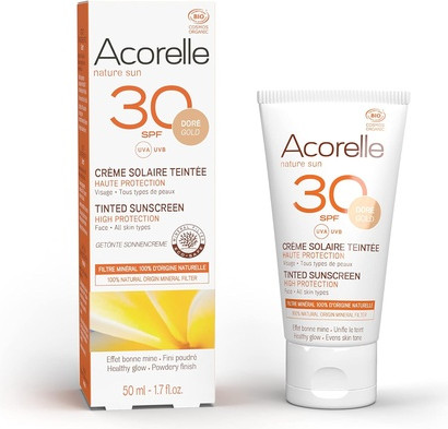 Солнцезащитный крем Acorelle Солнцезащитный крем с тоном SPF 30 Gold