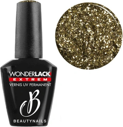 Лак для ногтей Beautynails We Heavy Glitter Gold