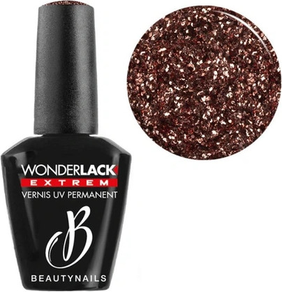 Nail Polish Beautynails Heavy Glitter Rose Gold