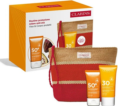 Наборы для защиты от солнца Clarins