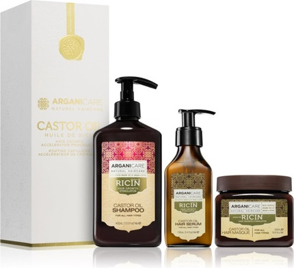 Haarpflege-Sets Arganicare Geschenkpaket zur Anregung des Haarwachstums