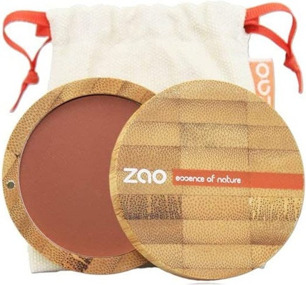 Blush Zao Organic Makeup Compact Blush Brown Orange