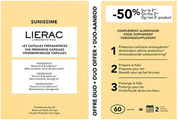 Lierac Sunissime Bronzeado 60 Capsules