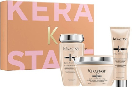 Shampoo, Mask, and Cream Set Kerastase Curl Manifesto