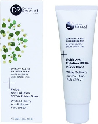 Sun Protection Fluid Docteur Renaud White Mulberry Anti-Pollution