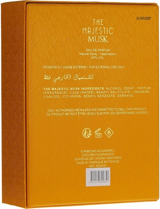 Eau De Parfum Alexandre J The Majestic Musk